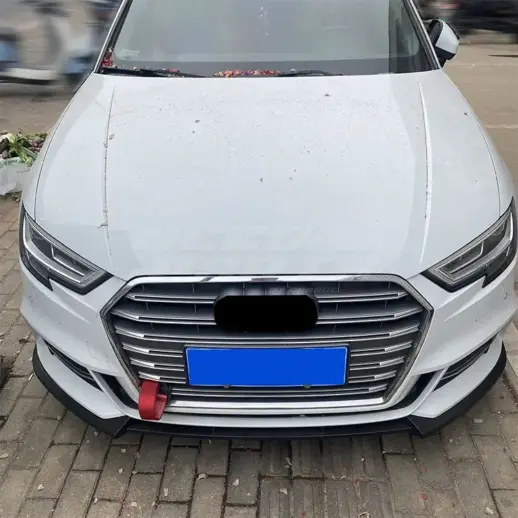 Front Splitter For Audi A3 S Line/S3 8V (Hatchback & Sportback) Facelift – Sport Look, Gloss Black