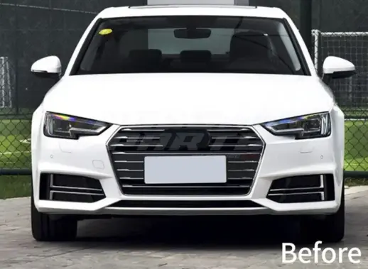 Front Splitter For Audi A4 S Line/S4 B9 (Avant & Sedan) – RS4 Racing Look, Gloss Black