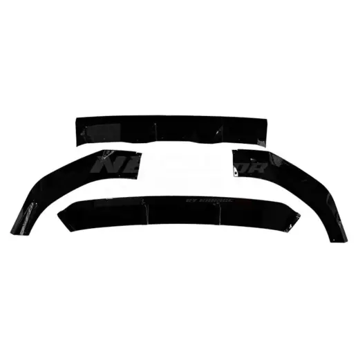 Front Splitter For Audi Q7 S Line/SQ7 4M (SUV) (2019-2024) Facelift – Sport Look, Gloss Black