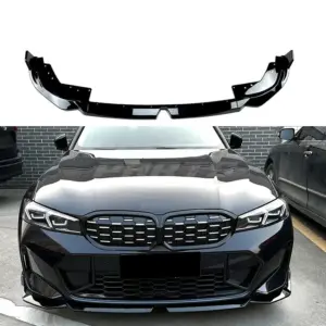 Front Splitter Voor BMW 3 Series G20/G21 LCI M Sport & M340i & M340d – M Performance Look, Hoogglans Zwart