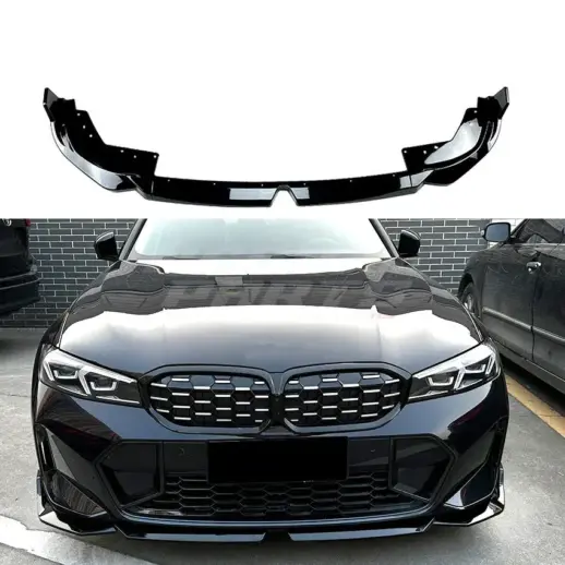 Front Splitter For BMW 3 Series G20/G21 LCI M Sport & M340d & M340i Only – M Performance Look, Gloss Black