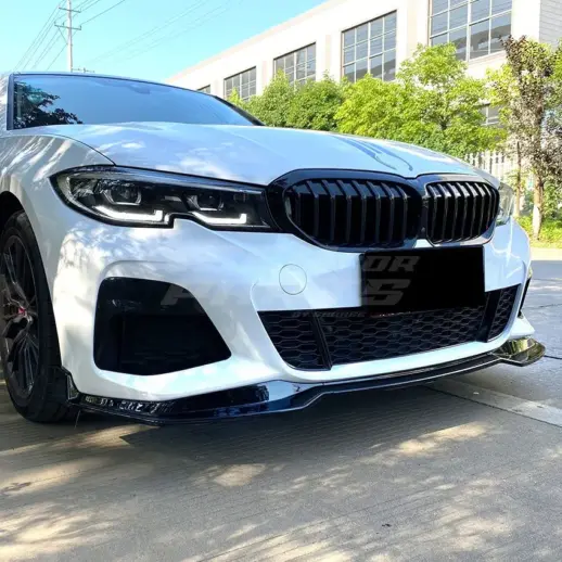 Front Splitter For BMW 3 Series G20/G21 Pre-LCI M Sport & M340d & M340i Only – Racing Look, Gloss Black