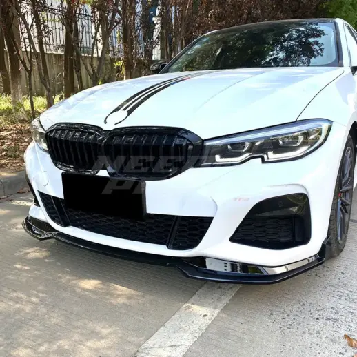 Front Splitter For BMW 3 Series G20/G21 Pre-LCI M Sport & M340d & M340i Only – Racing Look, Gloss Black
