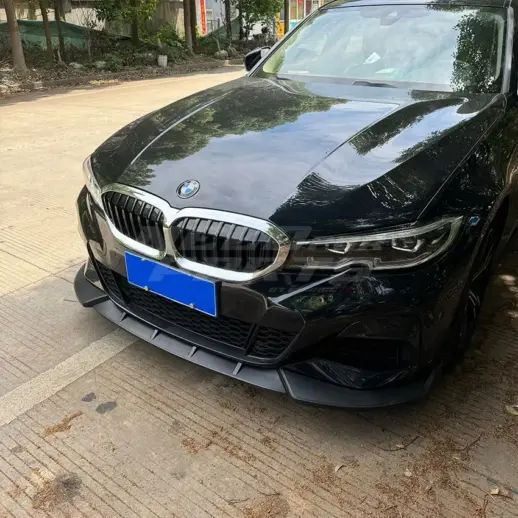 Front Splitter For BMW 3 Series G20/G21 Pre-LCI M Sport & M340i & M340d Only – M Performance Look, Gloss Black