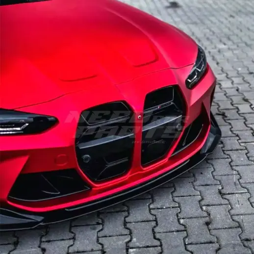 Front Splitter For BMW 3 Series/4 Series G80/G81/G82/G83 M3 & M4 Only – Racing Look, Gloss Black