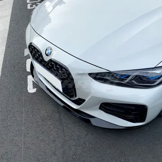 Front Splitter For BMW 4 Series G22/G23 M Sport & M440d & M440i Only – M Performance Look, Gloss Black