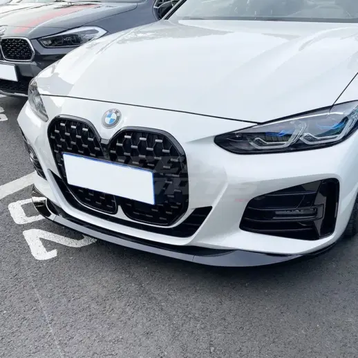 Front Splitter For BMW 4 Series G22/G23 M Sport & M440d & M440i Only – M Performance Look, Gloss Black
