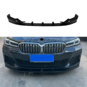 Front Splitter Voor BMW 5 Series G30/G31 LCI M Sport & M550i – M Performance Look, Hoogglans Zwart