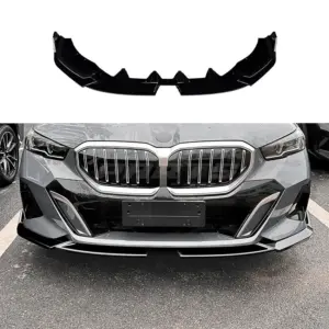 Front Splitter Voor BMW 5 Series G61/G60 M Sport & i5 M60 – M Performance Look, Hoogglans Zwart