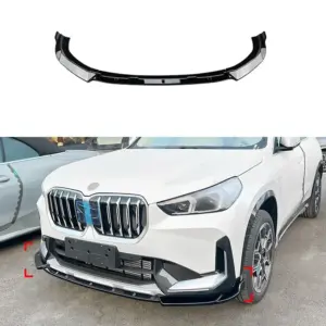 Front Splitter Voor BMW X1 U11 Standard – M Performance Look, Hoogglans Zwart