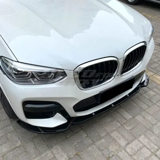 Front Splitter For BMW X3 G01 (2017-2021) Pre-LCI M Sport & M40d & M40i Only – M Performance Look, Gloss Black