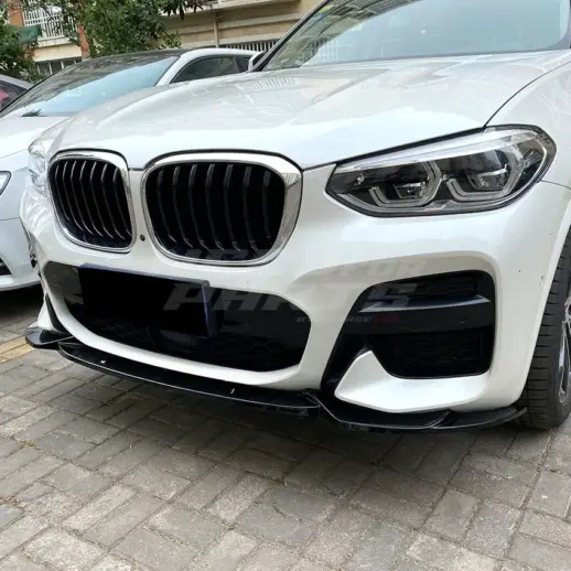 Front Splitter For BMW X3 G01 (2017-2021) Pre-LCI M Sport & M40d & M40i Only – M Performance Look, Gloss Black