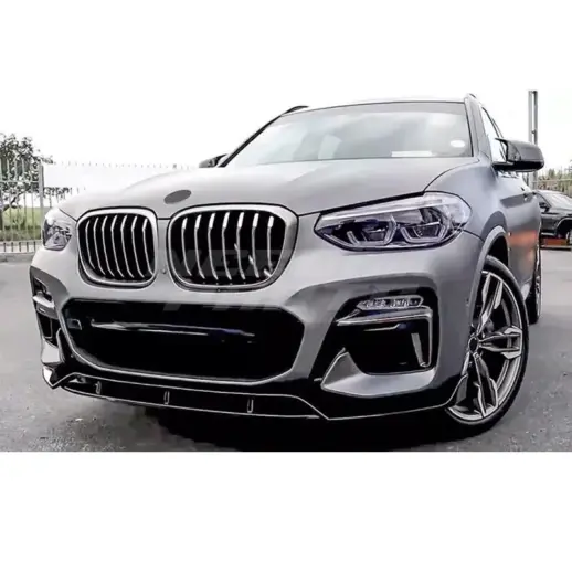 Front Splitter For BMW X3 G01 (2021-2024) LCI M Sport & M40i & M40d Only – M Performance Look, Gloss Black