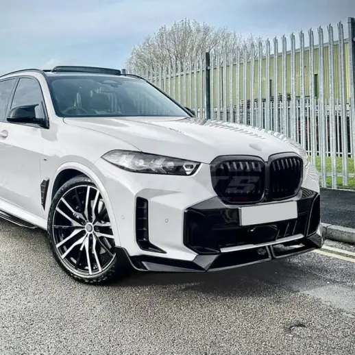 Front Splitter For BMW X5 G05 (2023-present) LCI M Sport & M60i Only – M Performance Look, Gloss Black