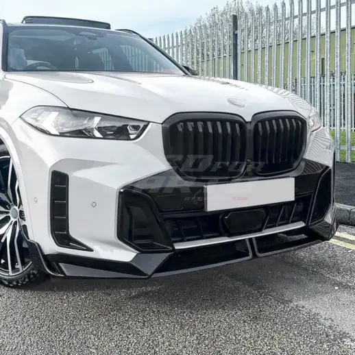 Front Splitter For BMW X5 G05 (2023-present) LCI M Sport & M60i Only – M Performance Look, Gloss Black