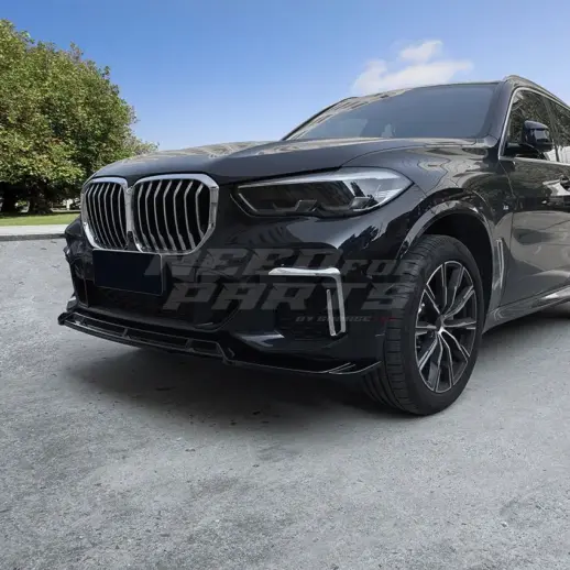 Front Splitter For BMW X5 G05 Pre-LCI M Sport & M50d & M50i Only – M Performance Look, Gloss Black