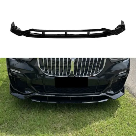 Front Splitter For BMW X5 G05 Pre-LCI M Sport & M50i & M50d Only – M Performance Look, Gloss Black