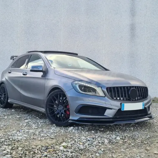Front Splitter For Mercedes A Class W176 AMG Line Only – AMG Look, Gloss Black