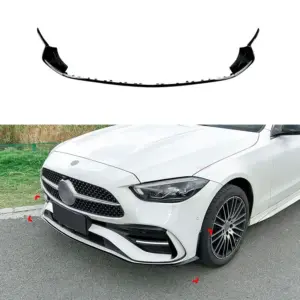 Front Splitter Voor Mercedes C Class S206/W206 AMG Line & C43 AMG – AMG Look, Hoogglans Zwart
