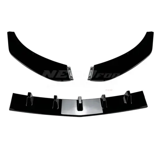 Front Splitter For Mercedes CLA Class C117/X117 Facelift CLA45 AMG Only – CLA45 AMG Look, Gloss Black