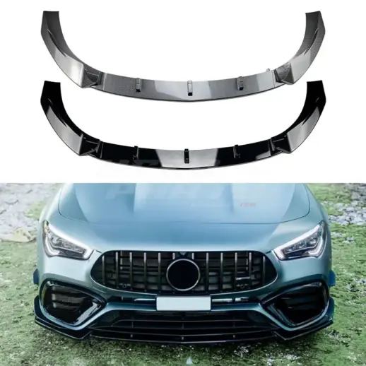 Front Splitter For Mercedes CLA Class C118/X118 CLA45 AMG Only – Racing Look, Carbon Look