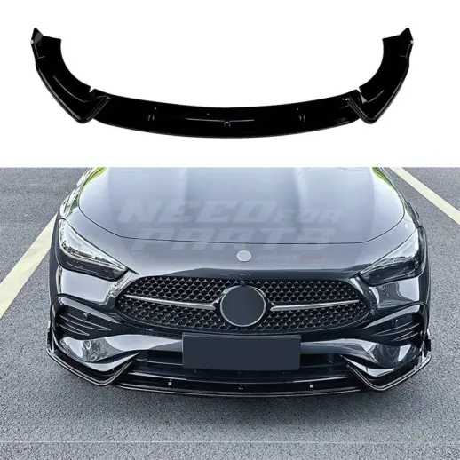 Front Splitter For Mercedes CLE Class A236/C236 AMG Line Only – Racing Look, Gloss Black
