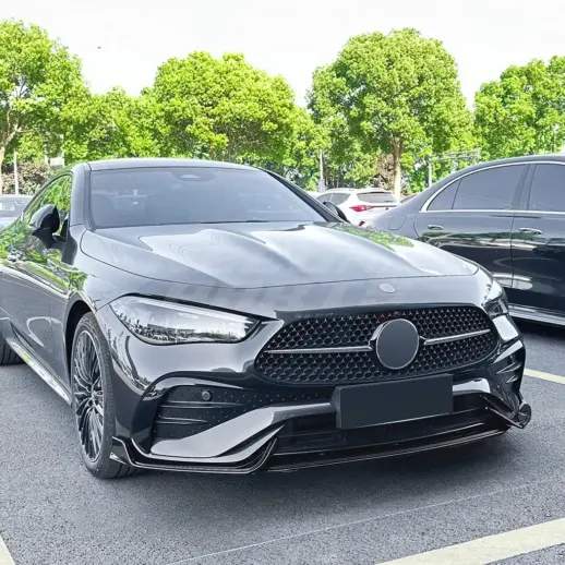 Front Splitter For Mercedes CLE Class A236/C236 AMG Line Only – Racing Look, Gloss Black