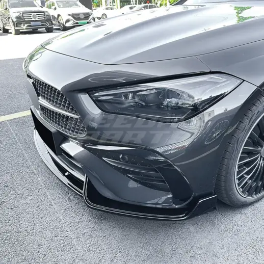 Front Splitter For Mercedes CLE Class A236/C236 AMG Line Only – Racing Look, Gloss Black