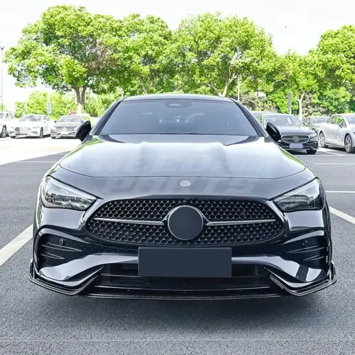 Front Splitter For Mercedes CLE Class A236/C236 AMG Line Only – Racing Look, Gloss Black