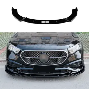 Front Splitter Voor Mercedes E Class S214/W214 AMG Line – AMG Look, Hoogglans Zwart