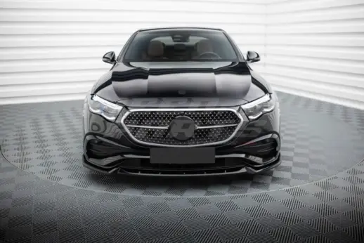 Front Splitter For Mercedes E Class S214/W214 AMG Line Only – Sport Look, Gloss Black