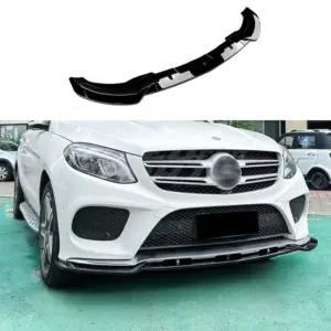 Front Splitter Voor Mercedes GLE C292/W166 AMG Line & GLE43 AMG & GLE450 AMG – AMG Look, Hoogglans Zwart