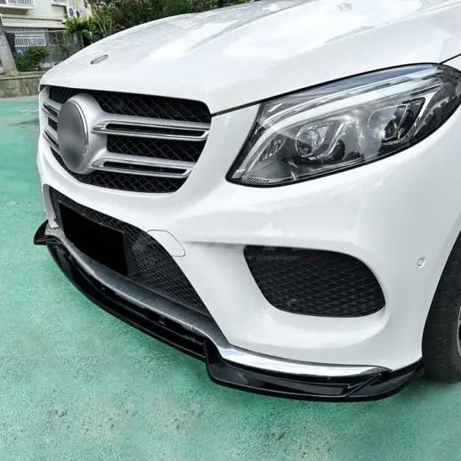 Front Splitter For Mercedes GLE Class C292/W166 AMG Line & GLE43 AMG & GLE450 AMG Only – AMG Look, Gloss Black