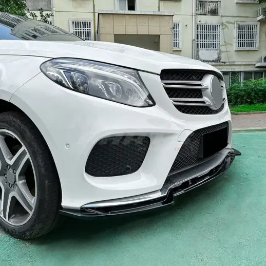 Front Splitter For Mercedes GLE Class C292/W166 AMG Line & GLE43 AMG & GLE450 AMG Only – AMG Look, Gloss Black