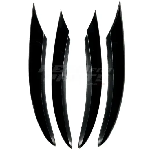 Front Vents Covers For Mercedes C Class A205/C205/S205/W205 Facelift AMG Line & C43 AMG Only – AMG Look, Gloss Black