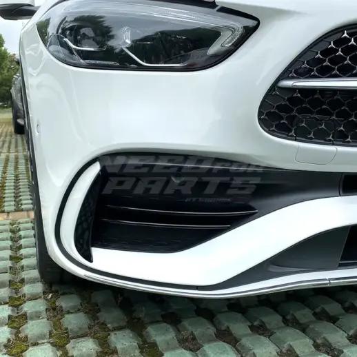 Front Vents Covers For Mercedes C Class S206/W206 AMG Line & C43 AMG Only – AMG Look, Gloss Black