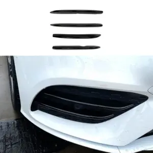 Front Vents Covers Voor Mercedes CLA X118/C118 Pre-Facelift AMG Line & CLA35 AMG – AMG Look, Hoogglans Zwart