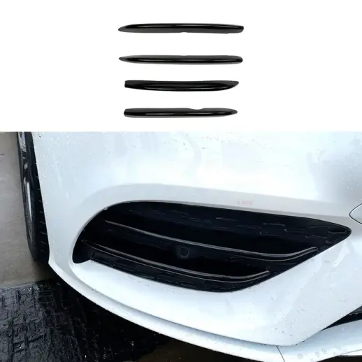 Front Vents Covers For Mercedes CLA Class C118/X118 Pre-Facelift AMG Line & CLA35 AMG Only – AMG Look, Gloss Black