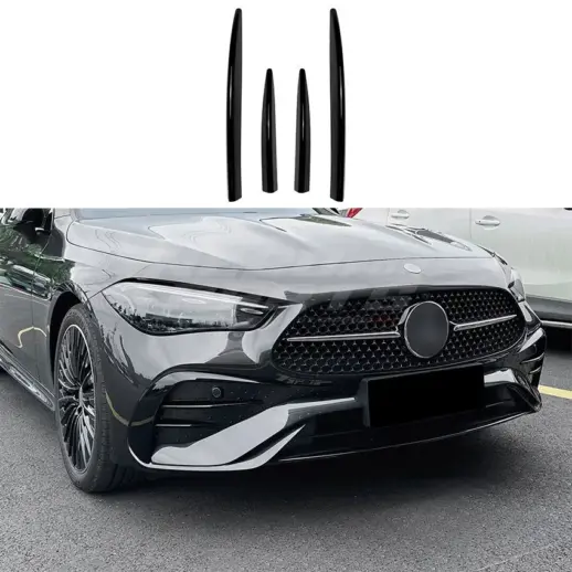 Front Vents Covers For Mercedes CLE Class A236/C236 AMG Line Only – AMG Look, Gloss Black