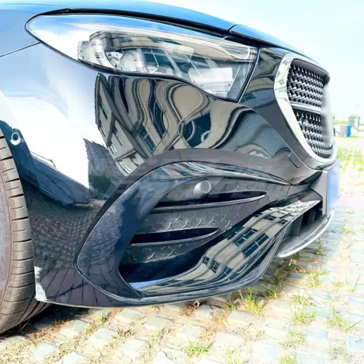 Front Vents Covers For Mercedes E Class S214/W214 AMG Line Only – AMG Look, Gloss Black