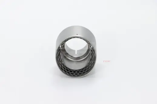 Frosted Silver Exhaust Tip 89mm