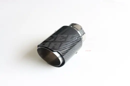 Glossy Carbon Exhaust Tip 76mm