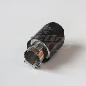 Glossy Forged Carbon Exhaust Tip 76mm