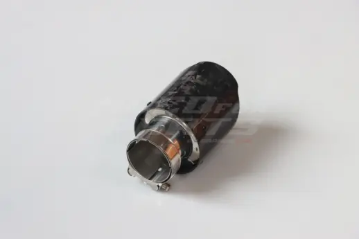 Glossy Forged Carbon Exhaust Tip 76mm