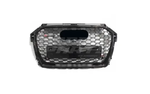 Grille For Audi A1/A1 S Line/S1 8X (Hatchback & Sportback) (2014-2018) Facelift – RS1 Look, Gloss Black