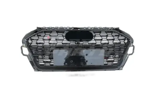 Grille For Audi A4/A4 S Line/S4 B9 (Avant & Sedan) (2019-present) – RS4 Look, Gloss Black