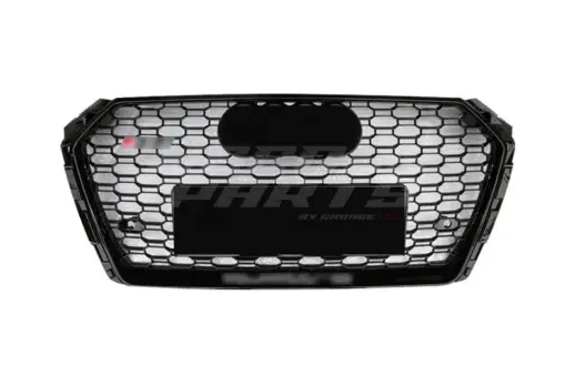 Grille For Audi A4/A4 S Line/S4 B9 (Avant & Sedan) – RS4 Look, Gloss Black