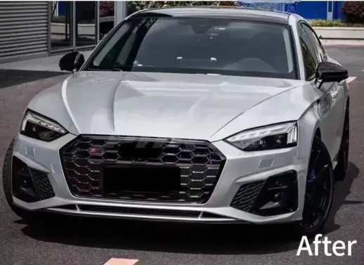 Grille For Audi A5/A5 S Line/S5 F5 (Cabriolet & Coupé & Sportback) Facelift – S5 Look, Gloss Black