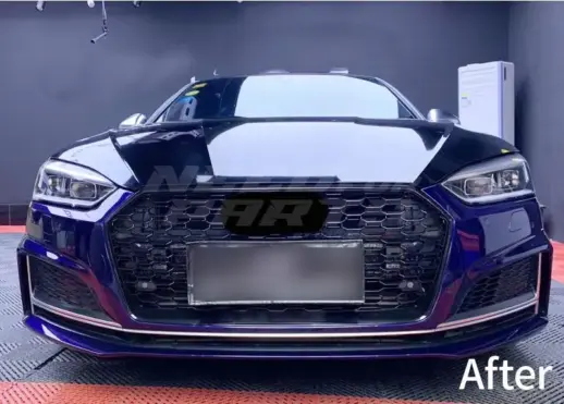 Grille For Audi A5/A5 S Line/S5 F5 (Cabriolet & Coupé & Sportback) Pre-Facelift – RS5 Look, Gloss Black