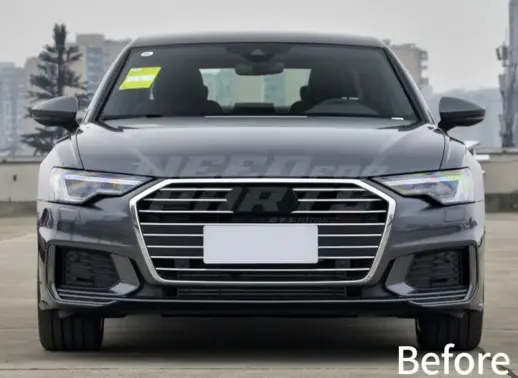 Grille For Audi A6/A6 S Line/S6 C8 (Avant & Sedan) Pre-Facelift – RS6 Look, Gloss Black